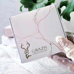 آویز گردنبند طلا 18 عیار زنانه گوزن طرح مادر و کودک کد BFT7432