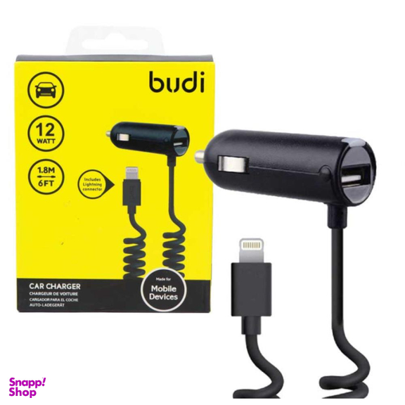 شارژر فندکی بودی مدل M8J186 به همراه کابل لایتنینگ