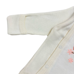 ست 3 تکه لباس نوزادی مدل جوجه ‌و گل کد 0033