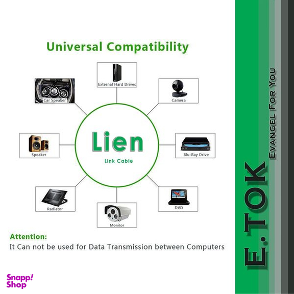 کابل لینک USB2.0 ایتوک مدل Lien طول 0.3 متر