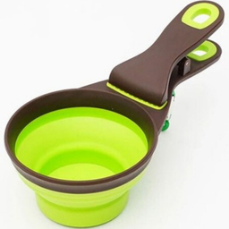 پیمانه غذای سگ و گربه مدل تاشو کد 97 سایز L
