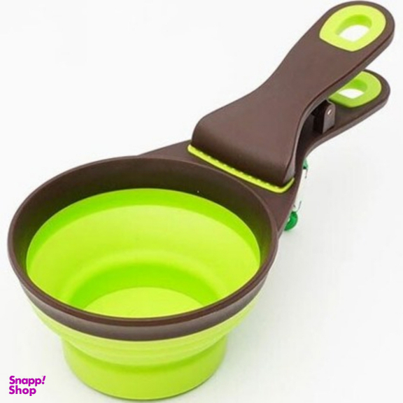 پیمانه غذای سگ و گربه مدل تاشو کد 97 سایز L