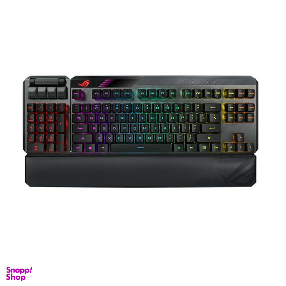 کیبورد بی سیم مخصوص بازی ایسوس مدل ROG Claymore II Aura RGB