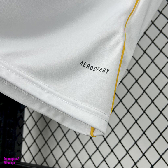 ست تیشرت آستین کوتاه و شلوارک ورزشی مردانه مدل رئال مادرید کد Home 2026 رنگ سفید