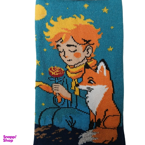 جوراب ساق دار مدل شازده کوچولو طرح شازده کوچولو و روباه