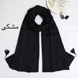 شال زنانه آنالیا مدل نخی ساده منگوله دار کد a-9610