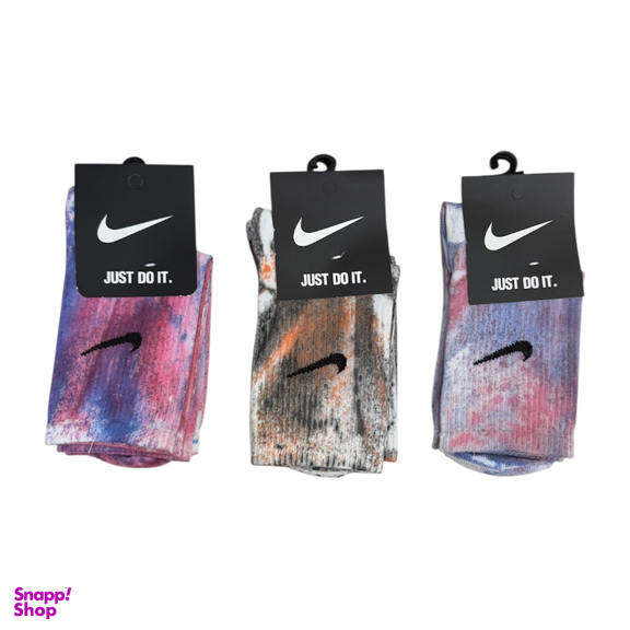 جوراب ساقدار زنانه طرح نایکی کد A-1 بسته 6 جفتی