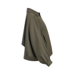 بارانی زنانه سرژه مدل 228146 رنگ یشمی