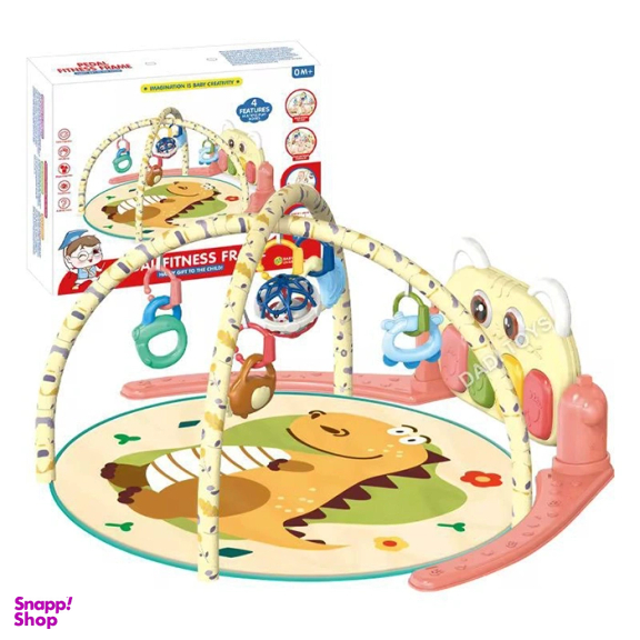 تشک بازی موزیکال پیانو دار طرح دایناسور