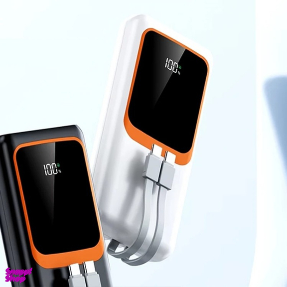 پاوربانک پی زد ایکس مدل V27 Fast Charging 22.5W Cabled ظرفیت 20000 میلی آمپر ساعت