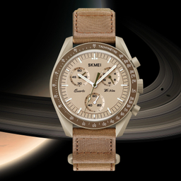 ساعت مچی اسکمی مدل 1982 رنگ خاکی