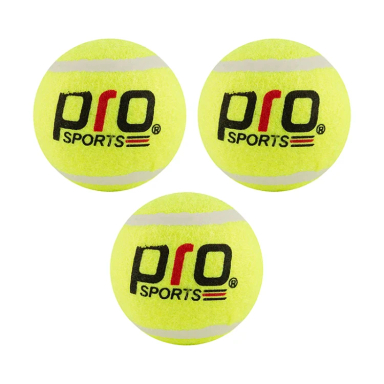 توپ تنیس پرو اسپرتز مدل خاکی بسته سه عددی