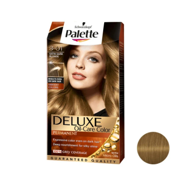 کیت رنگ مو پلت شماره 01-8 رنگ قهوه ای