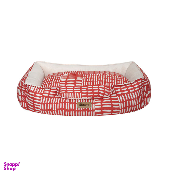 جای خواب سگ و گربه پتیوو مدل casual red line L