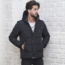 کاپشن مردانه آرپو مدل کوهیار رنگ مشکی