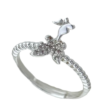 انگشتر زنانه مدل پروانه کد R4507