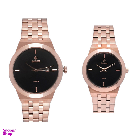 ست ساعت مچی عقربه ای زنانه و مردانه سورین مدل GL1153B-SR03B