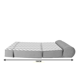 مبل تختخواب شو یک نفره نوپه هوم مدل گل مینیمال M1155