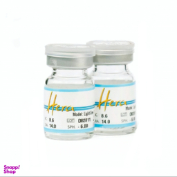 لنز رنگی سالیانه هرا شماره 7 کد HJ210 رنگ طوسی دور مشکی