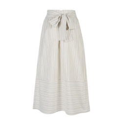 دامن نیم کلوش زنانه مدل GD-o-18907150 رنگ کرم