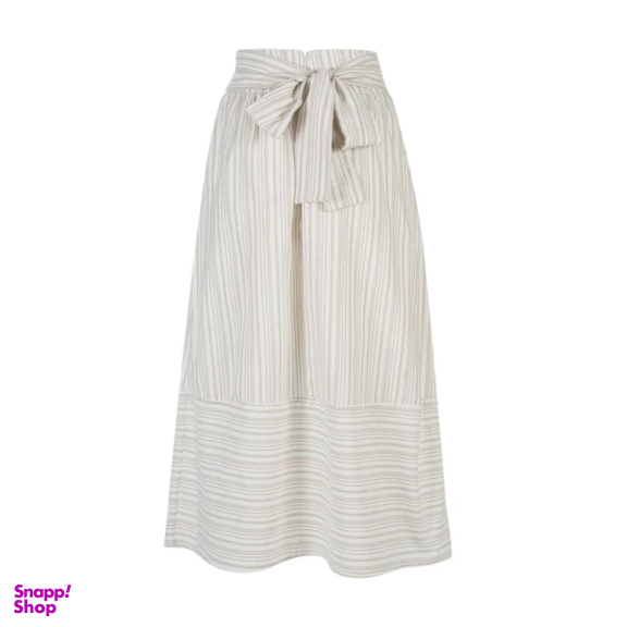 دامن نیم کلوش زنانه مدل GD-o-18907150 رنگ کرم