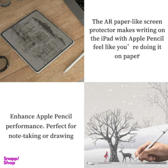 محافظ صفحه نمایش تبلت اولترا مدل Xundd Paper-like film مناسب اپل iPad Pro 12.9 2018