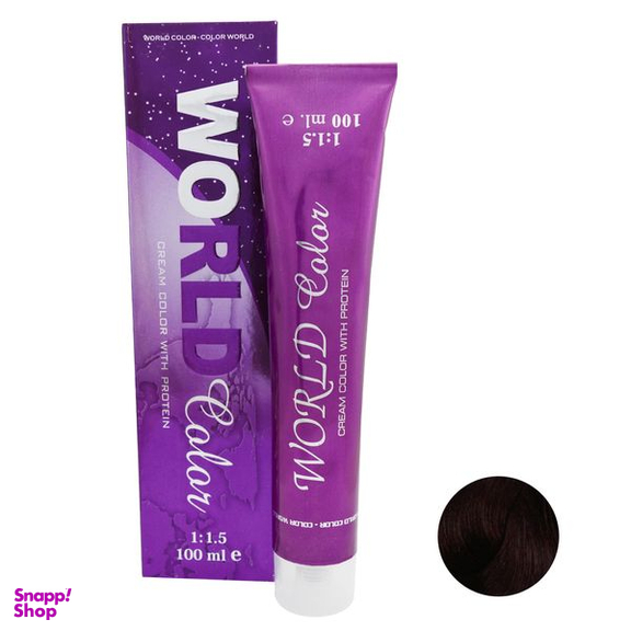 رنگ مو ورد کالر شماره 6.64 حجم 100 میلی لیتر رنگ بلوطی تیره