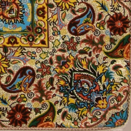 رومیزی ترمه نگین خاتم طرح افشاری کد 2