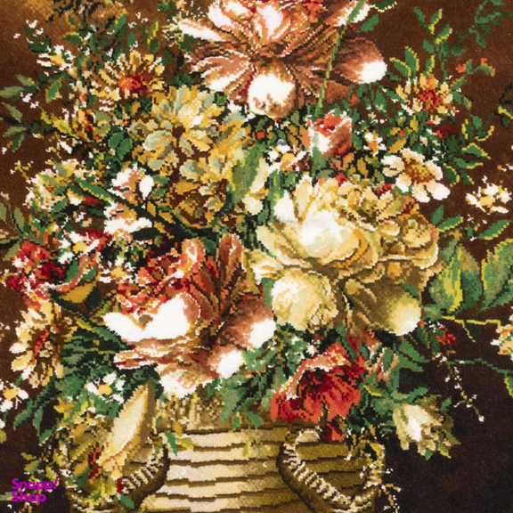 تابلو فرش دستباف سی پرشیا مدل گل در گلدان کد 903446