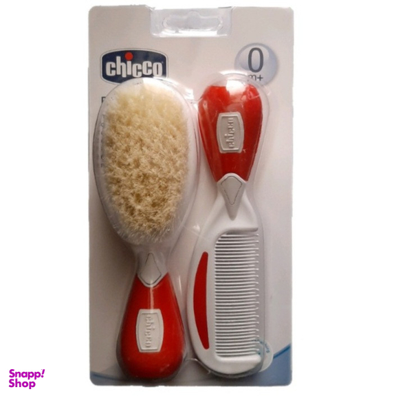 ست شانه و برس کودک چیکو مدل جغجغه دار کد 55