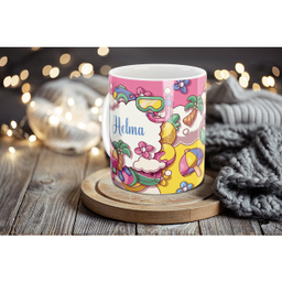 ماگ لاژید مدل اسم حلما کد Summer