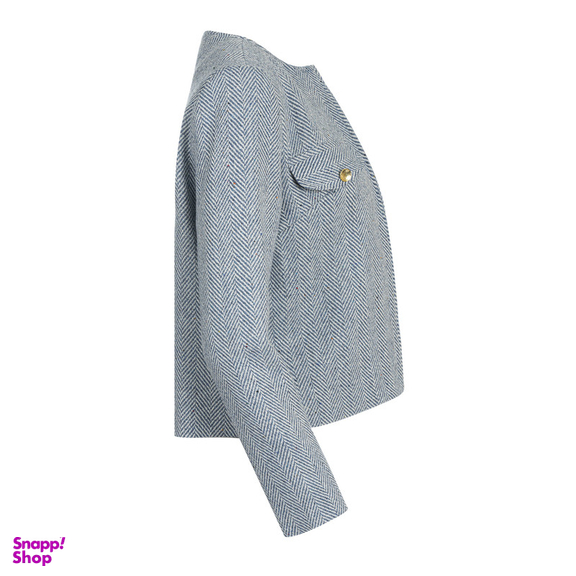 کت زنانه سرژه مدل 212267 رنگ آبی