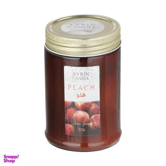 شمع اورین مدل لیان هلو وزن 500 گرم