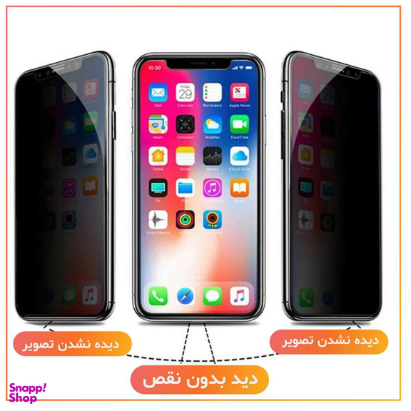 محافظ صفحه نمایش حریم شخصی گوشی موبایل شهر گلس مدل FSLPRVCSHN مناسب برای اپل iPhone 13 Pro Max / iPhone 14 Plus