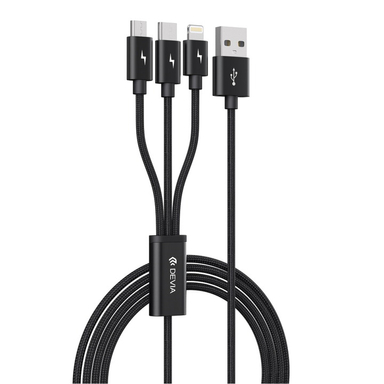 کابل دیتا 3in1 دویا مدل EC048 طول 1 متر