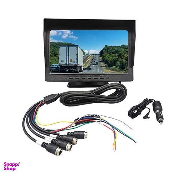 دوربین ثبت وقایع کامیون مدل 4 دوربین مانیتوردار کد 9106