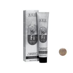 رنگ مو بس مدل hifi شماره 9.1 حجم 100 میلی لیتر رنگ بلوند دودی خیلی روشن