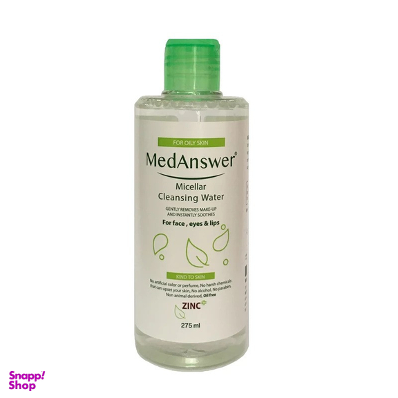 میسلار واتر مدانسر مدل Tea tree oil مناسب پوست چرب حجم 275 میلی لیتر