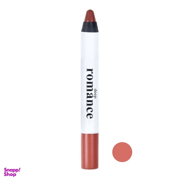 رژ لب مدادی دیپ رومنس مدل Waterproof Matte کد SL201 وزن 2.8 گرم