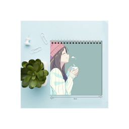 دفتر طراحی 60 برگ مدل دخترانه فانتزی کد 8683753