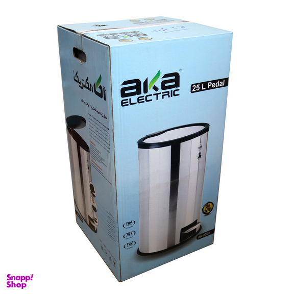 سطل زباله آکا الکتریک مدل شوت کد YP-DAR POLIMERI-25L