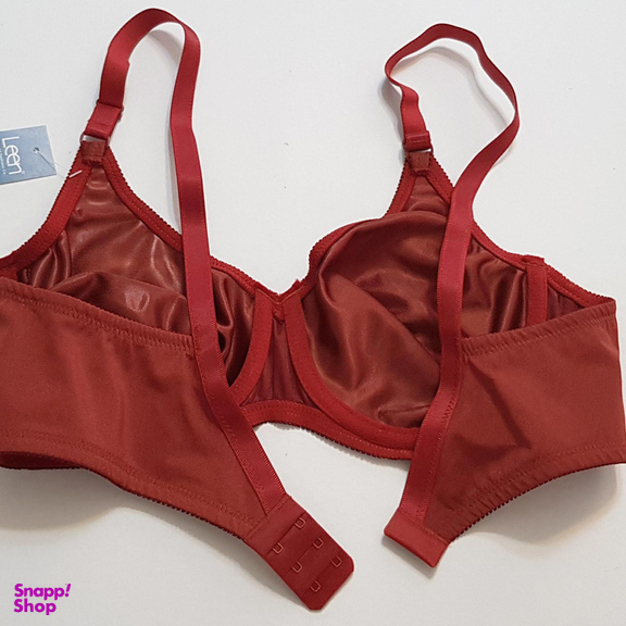 سوتین زنانه لین مدل فنردار کد 4680-741 رنگ زرشکی