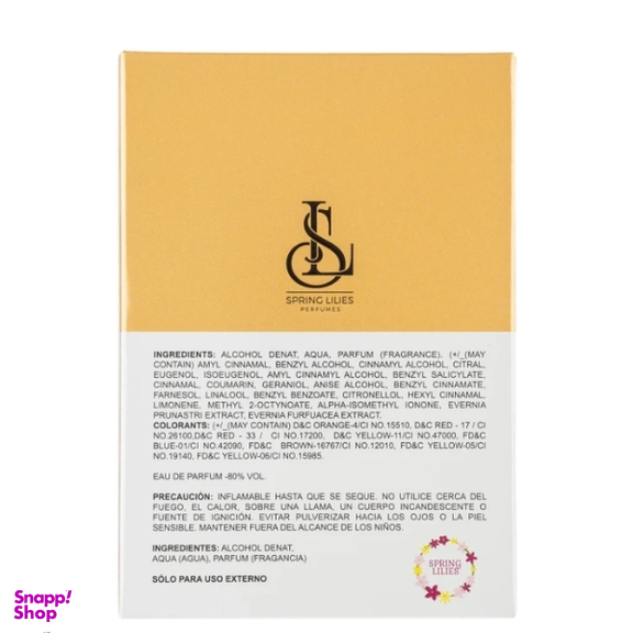 ادوپرفیوم زنانه اسپرینگ لیلیز مدل Zoe حجم 100 میلی لیتر