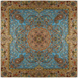 رومیزی ترمه نگین خاتم طرح افشاری کد 2