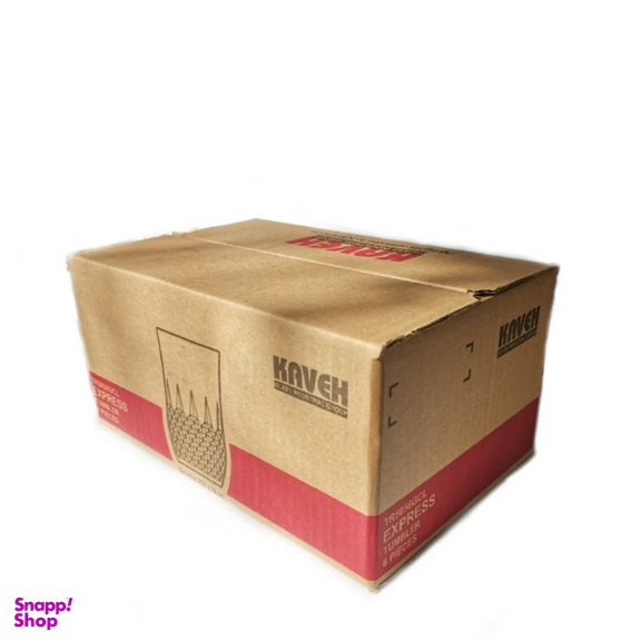 لیوان بلور کاوه مدل Exspres کد 0056 مجموعه 6 عددی