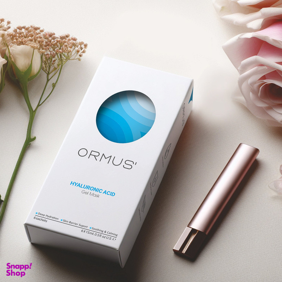 ژل ماسک صورت اورموس مدل هیالورونیک اسید حجم 15 میلی لیتر بسته 6 عددی