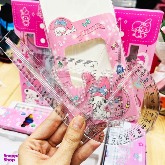 بسته لوازم تحریر مدل ملودی عروسکی کد 131 مجموعه 17 عددی