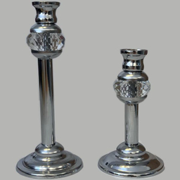 شمعدان نورهام مدل کریستالی  W 5-10 مجموعه 2 عددی
