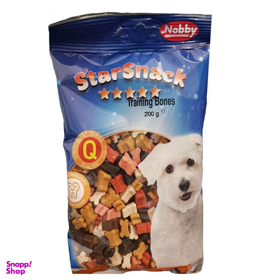 تشویقی سگ نوبی مدل training starsnack bones وزن 200 گرم