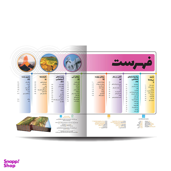 کتاب دایره المعارف مصور زمین شگفت انگیز ما اثر جان وودوارد انتشارات سایان